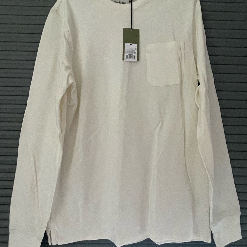 Goodfellow & Co Men's Off-White Long Sleeve Tee
